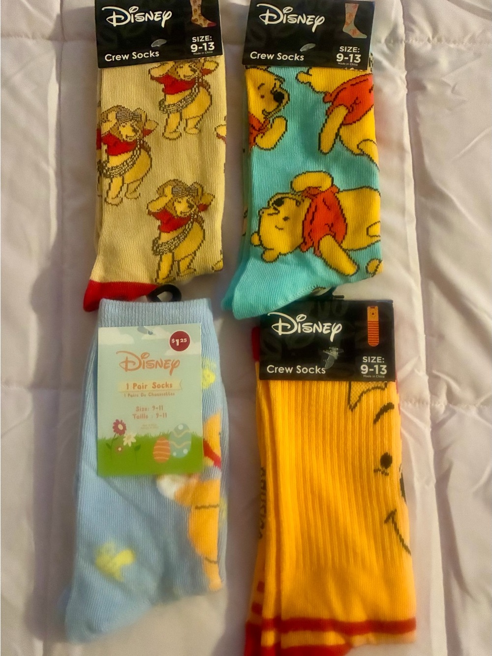 Disney Winnie the Pooh Crew Socks